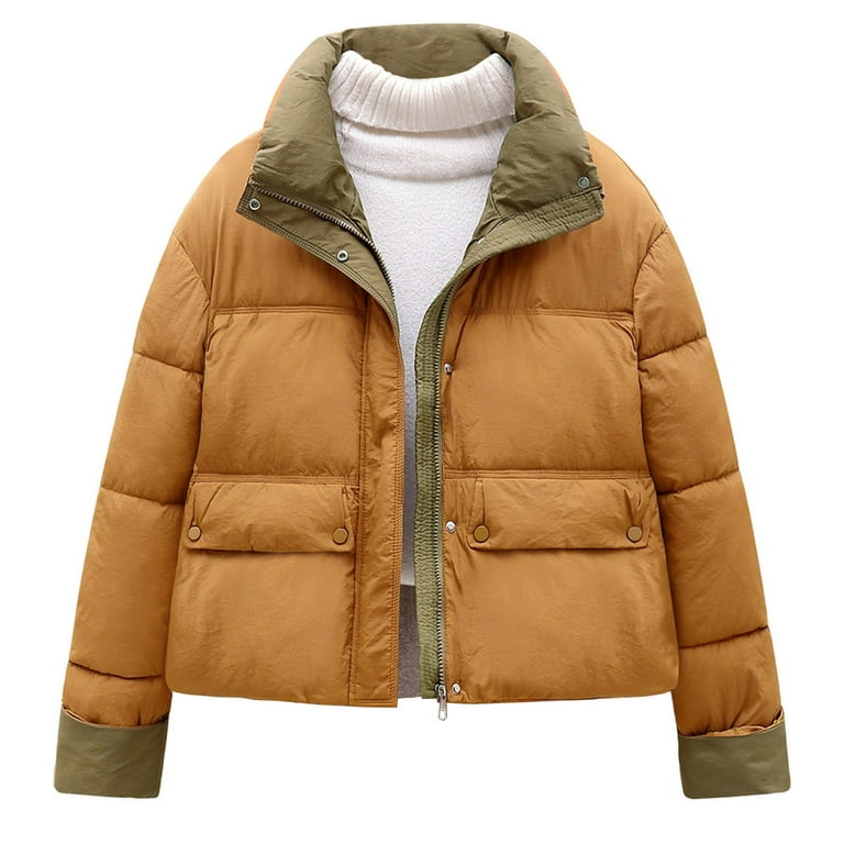UPPADA Casual Quilted Jackets for Women Button Down Fall Puffer