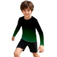 thumbnail image 5 of Shadoumai Boys Girls Sun Swim Shirt Long Sleeve Rash Guard For Beach Pool Water Sports Summer UPF 50+, 5 of 5