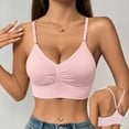 thumbnail image 2 of Seductiva Womens Sports Bras High Support Bras for Women Adjustable Strap Full Coverage Up Bras Comfortable No Underwire Wireless Bras Full Coverage T-Shirt Bra 1PC, 2 of 5
