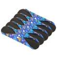 thumbnail image 1 of 5pcs Washable Menstrual Pad Bamboo Charcoal Soft Printed Exquisite Reusable Sanitary Pad for WomenG46, 1 of 5