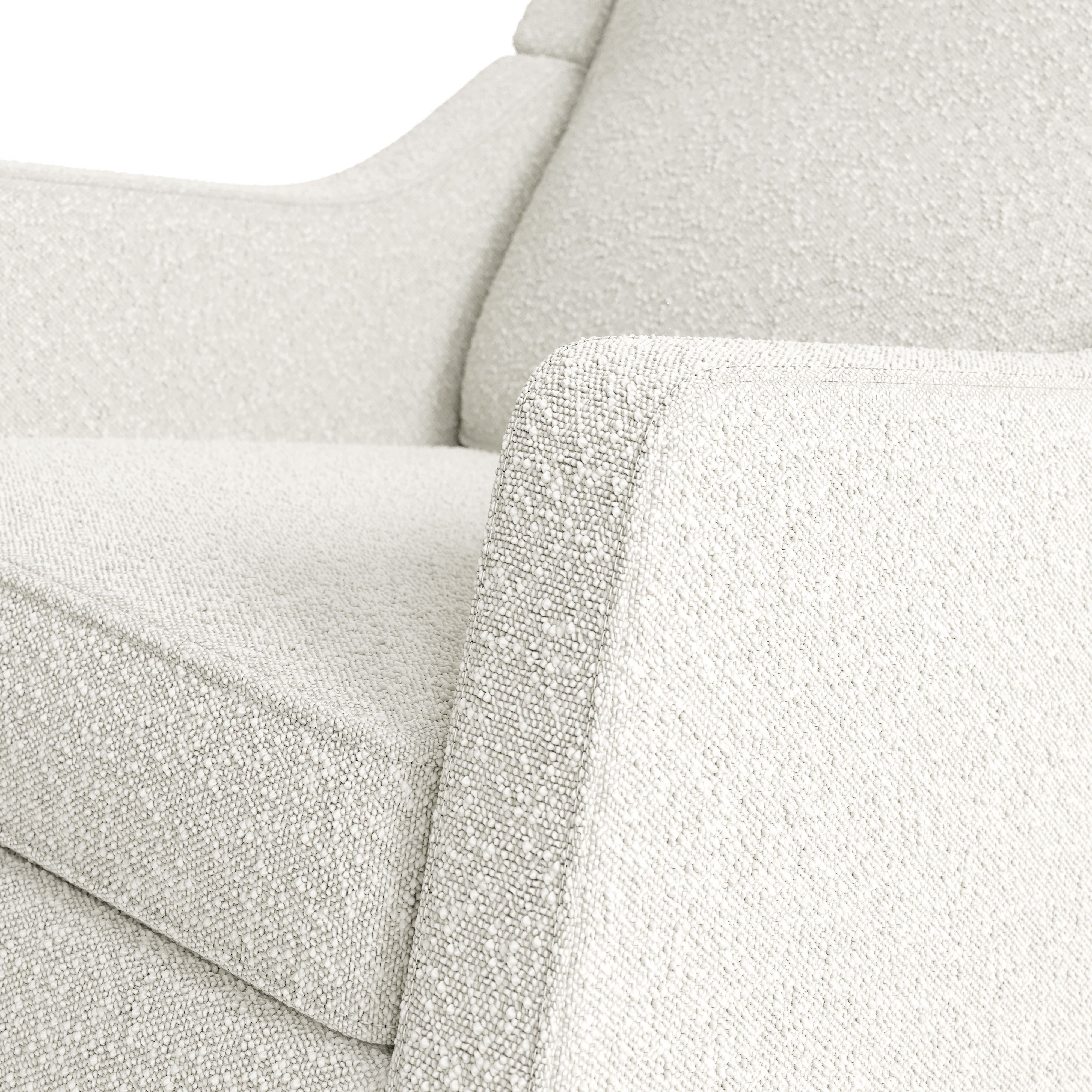 Storkcraft Pasadena Infant Nursery Rocker, Driftwood with Ivory Boucle