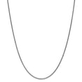 thumbnail image 1 of 14K White Gold 1.4mm Solid Diamond Cut Spiga Chain 18 Inch, 1 of 5