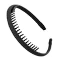 thumbnail image 1 of Korean Cloth Around Plastic Teeth Hoop with Teeth Comb Hairband Hair Hoop for Lady Girls Women, 1 of 2