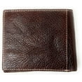 thumbnail image 2 of Western Men's Leather Horse Floral Tooled Laser Cut Lone Star Short Wallet in 9 colors, 2 of 4