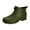 Green, variant on Women's Chelsea Rain Boots, Waterproof Lightweight Ankle Deck Boots, Non-Slip Garden Shoes Brown 7(38)