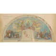 thumbnail image 3 of Jozef Hanula 18x11 Black Modern Framed Museum Art Print Titled - Madonna and Child, Mural Design of a Church in Visnova (1901), 3 of 5