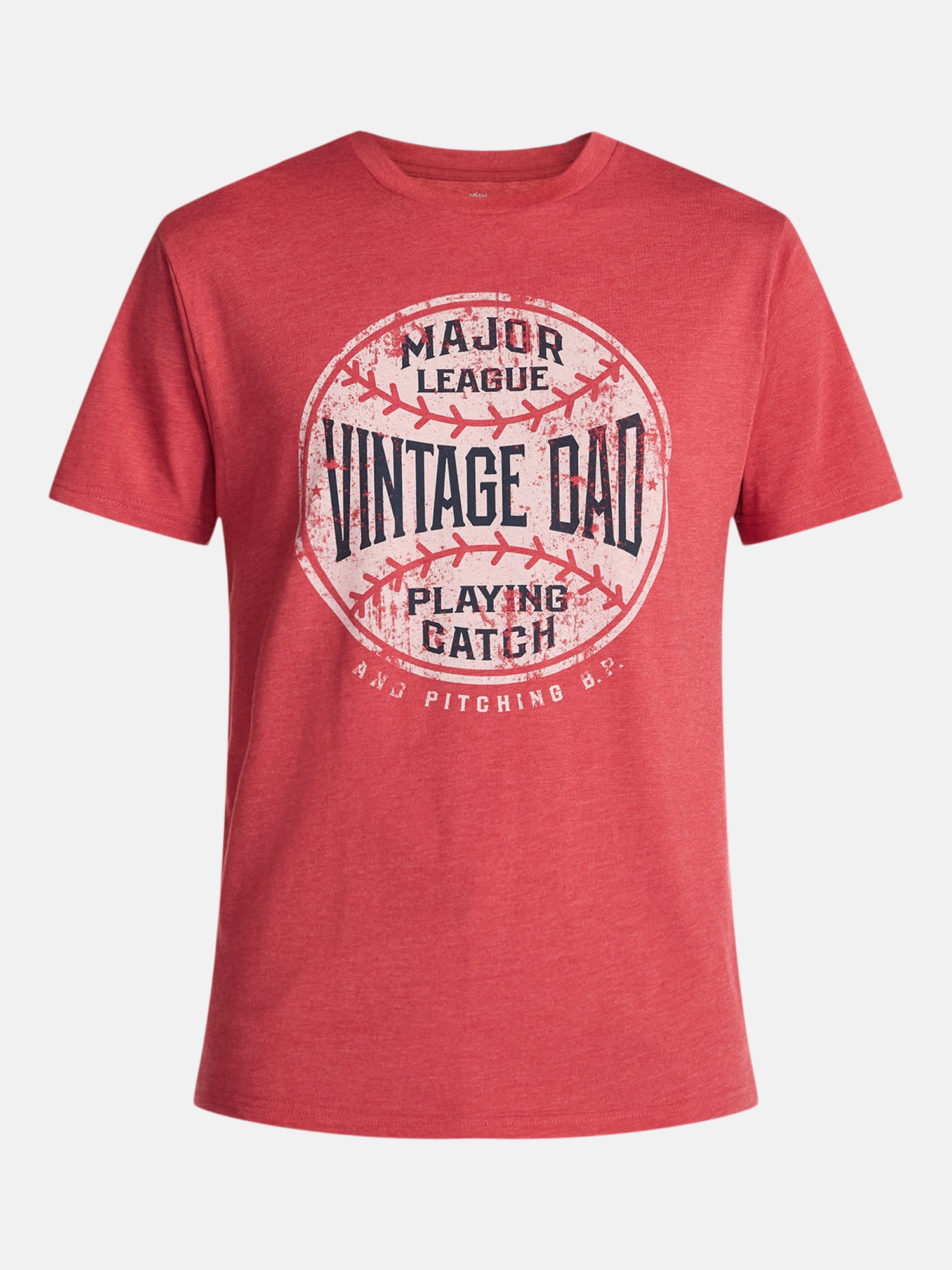Father's Day Men's Hardball Dad Graphic Tee by Way to Celebrate, Sizes XS-5XL