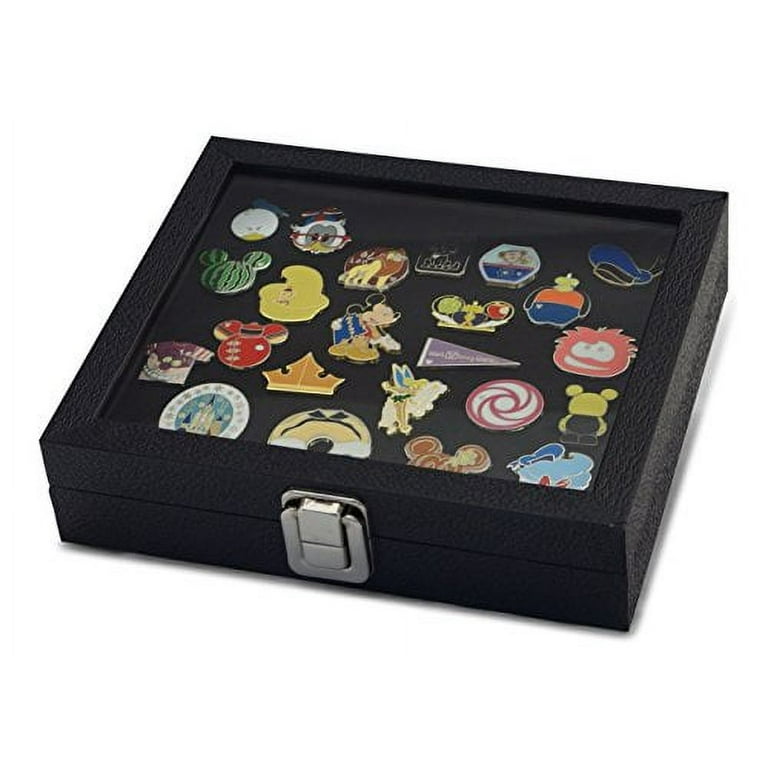 Pin Collector's Compact Display Case by Hobbymaster -- for Disney, Hard  Rock, Olympic, Political Campaign & other collectible pins, holds 20-50 pins  (Blue) 
