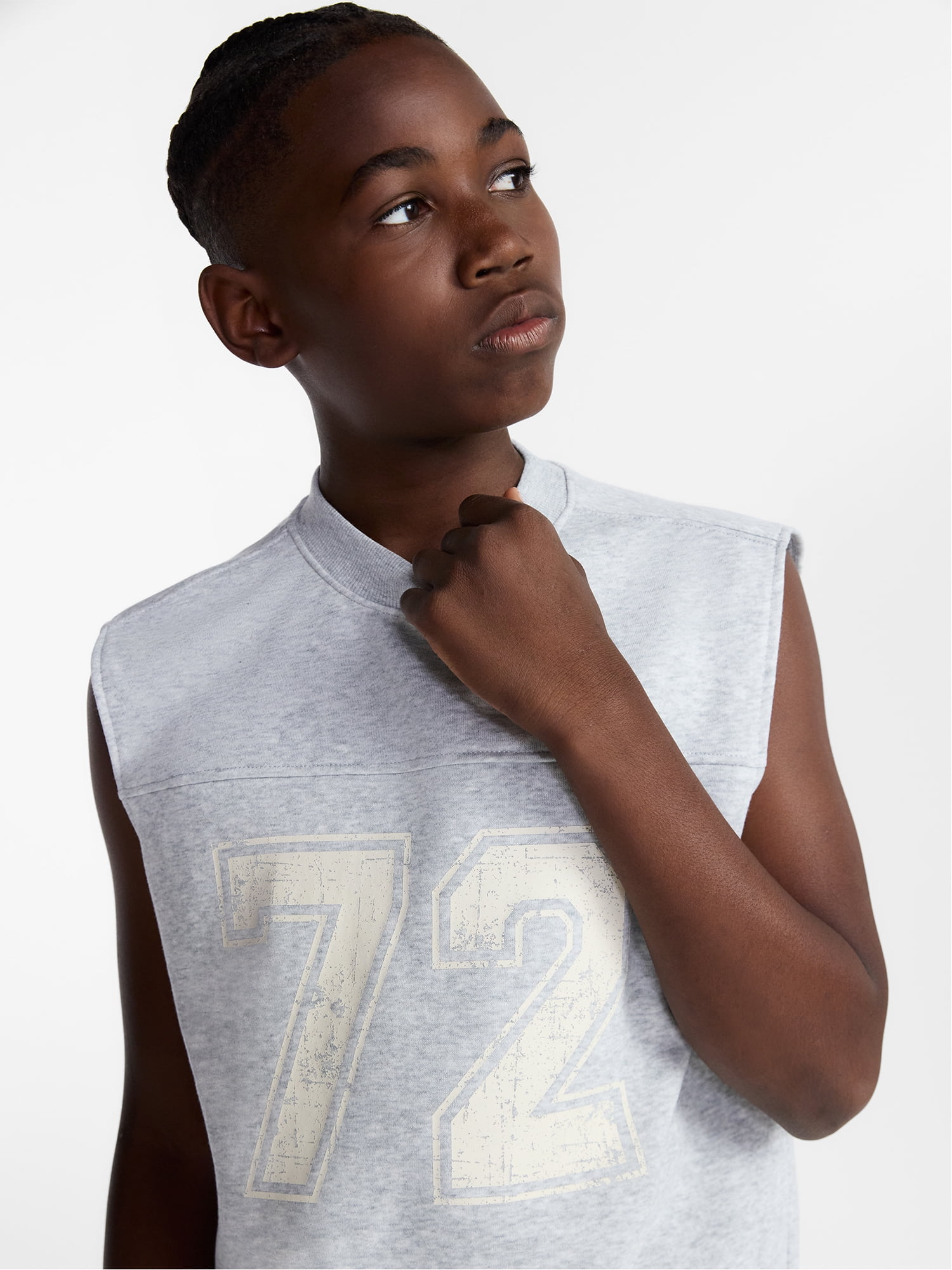 Weekend Academy Boys Fleece Muscle Tank, Sizes 4-18