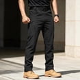thumbnail image 2 of Meltox Men's Softshell Snow Ski Pants Waterproof Windproof Insulated Cargo Winter Black XL, 2 of 8