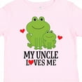 thumbnail image 4 of Inktastic My Uncle Loves Me Frog Boys or Girls Toddler T-Shirt, 4 of 5