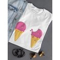 thumbnail image 3 of Cute Funny Ice Cream Doodles T-Shirt Women -Image by Shutterstock, Female Small, 3 of 4