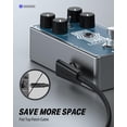 thumbnail image 3 of Patch Cables Donner Flat para pedal de efectos de guitarra, 15 cm, paquete de 6, 3 of 7