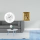 thumbnail image 2 of Adorno De Reloj De Pared Acrílico Con Grandes Números Arábigos Y Marco De Fotos De Resina, Soporte Para Tarjetas, Para Cocina, Estudio, Dormitorio, Oficina, Decoración De Estilo Rústico., 2 of 8