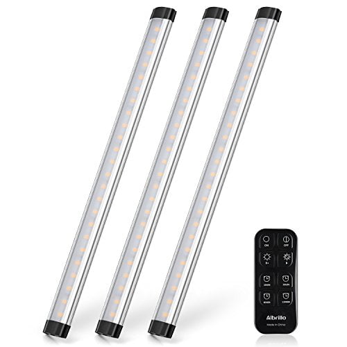 Albrillo LED Kitchen Under Lighting Remote Control. Dimmable