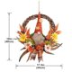 thumbnail image 2 of Corona de otoño artificial para puertas delanteras de otoño, corona con gnomo de peluche, flores de calabaza y hojas de arce, como se muestra, 2 of 5