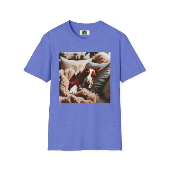 Basset Hounds Sweepy Unisex Softstyle T-Shirt
