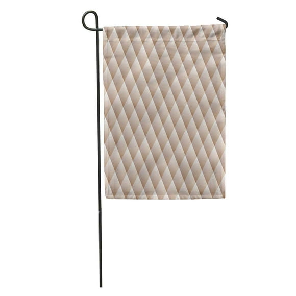 NUDECOR Brown Abstract Gradient Taupe Diamonds Phone Screen Saver Colorful Architecture Garden Flag Decorative Flag House Banner 28x40 inch