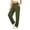 #H-Green, variant on ZHYou No Boundarie Plus Size Pants for Women Basic Casual Solid Color Elastic Waisted Pull On Lounge Pants,Green,Size L