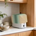 thumbnail image 4 of Sage Green Khaki Ombre Toaster Cover 2 Slice, Modern Abstract Art Gradient Dustproof Bakeware Oven Protector with Top Hook, Waterproof Small Kitchen Appliance Toasters Dust Cover, 11"x6"x8", 4 of 9
