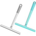 thumbnail image 1 of Escurridor de ducha para puerta de cristal de ducha, escurridor de silicona multiusos para baño, ventanas, superficie de cocina y cristal de coche, escurridor de ventana con mango de 13 pulgadas de largo y hoja de 11 pulgadas de ancho, paquete de 2 Ormromra WRMH-854-1, 1 of 6