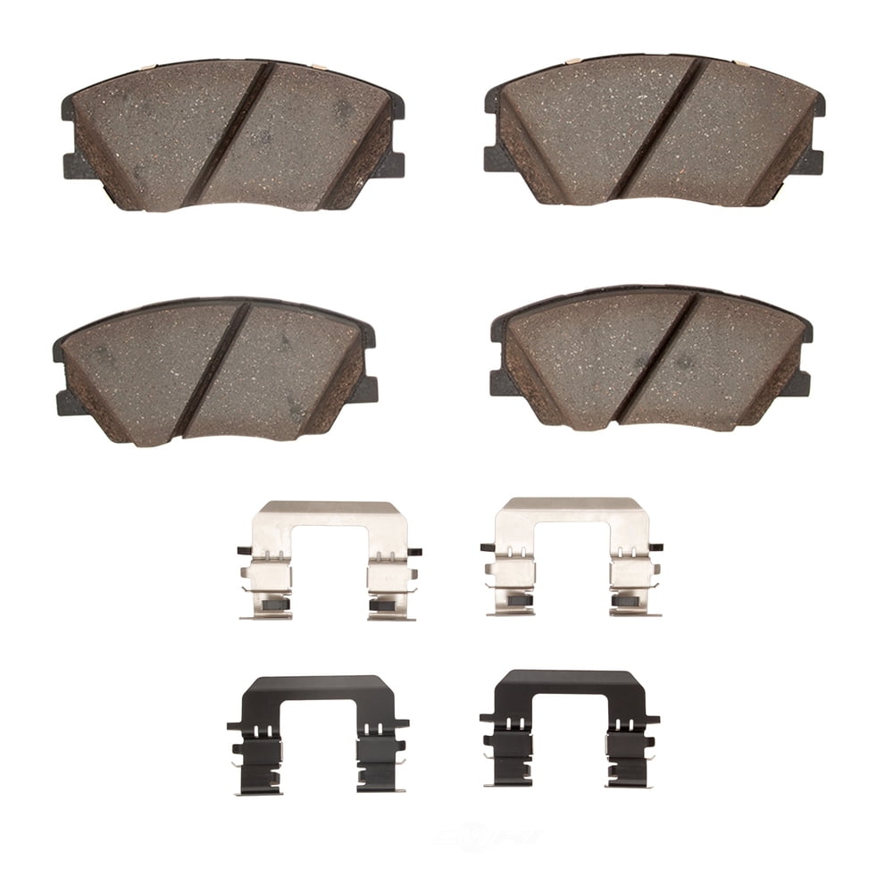 Dynamic Friction Company 1551-2287-01 DFC 5000 Advanced Brake Pads - Ceramic and Hardware Kit - OE