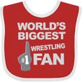 thumbnail image 3 of Inktastic Wrestling Fan Sports Boys or Girls Baby Bib, 3 of 4