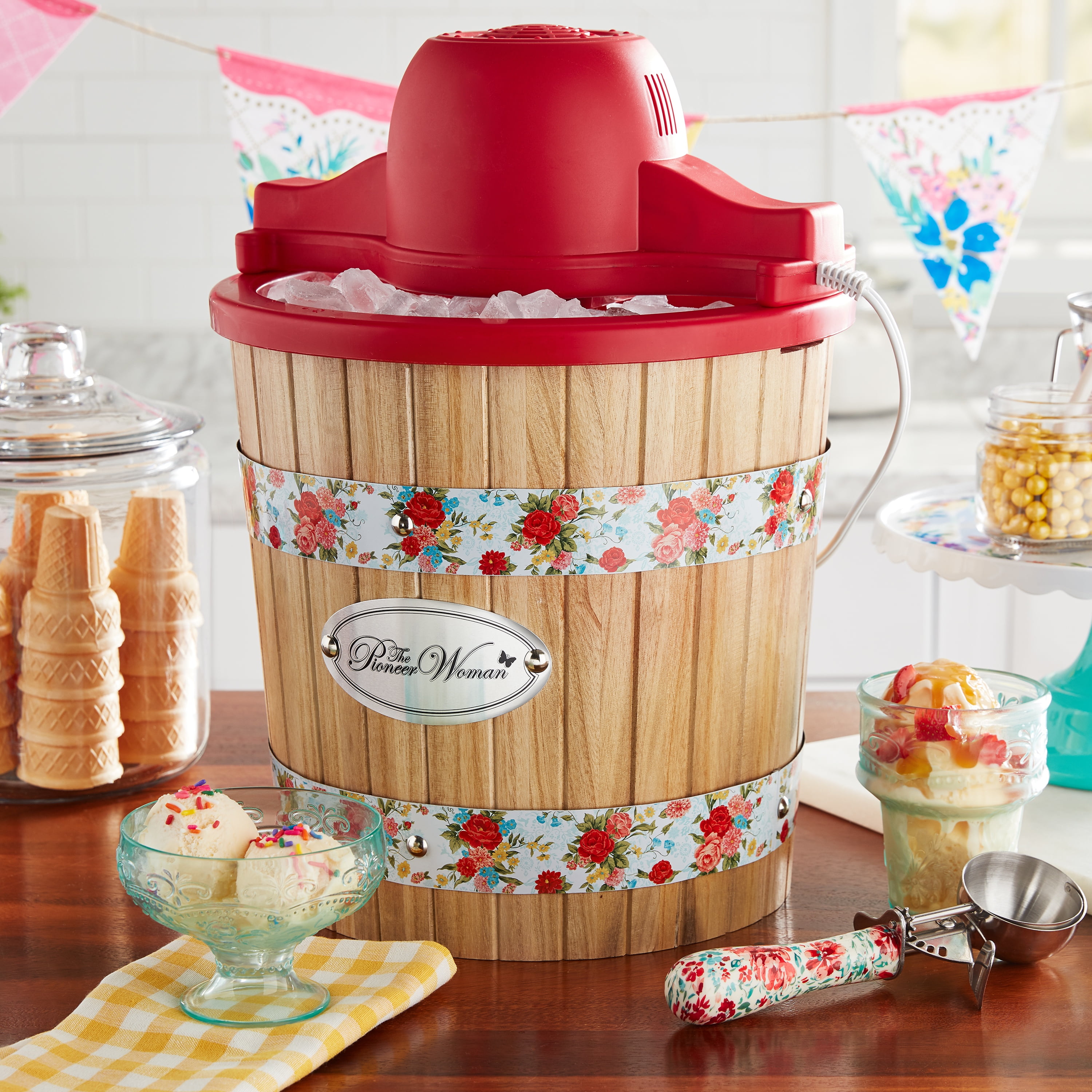 The Pioneer Woman Ice Cream Maker at Walmart - Ree's Ice Cream Maker Is On  Sale