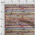 thumbnail image 1 of oneOone Cotton Jersey Pale Orange Fabric Bird & Stripe Texture Diy Clothing Quilting Fabric Print Fabric By Yard 58 Inch Wide, 1 of 4