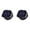 2 Pack Square, variant on Solar Fan Replacement for Hat, Adjustable Angle Mini Solar Powered Fan Hat Replacement with 3-Speed, Portable Hands-Free Fan for Camping Fishing Hiking Sun Protection Cooling Comfort (1 Pack Round)