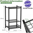 thumbnail image 5 of Sttoraboks Garden Tool Organizer, Yard Tool Tower Rack for Garage Organization and Storage, 5 of 8