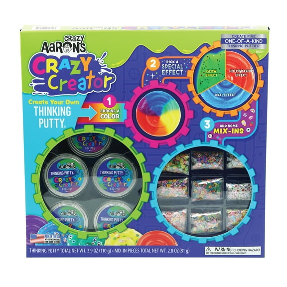 Crazy Aaron’s Crazy Creator Putty Kit, ages 3 and up