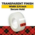 thumbnail image 3 of Scotch Transparent Tape, Clear, 3/4 in. x 1296 in., 6 Boxes, 3 of 10