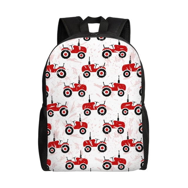 Easygdp Red Wheeled Tractors Mochila Versátil y Elegante: Comodidad, Almacenaje y Durabilidad para la Universidad, Trabajo, Viajes y Uso Diario