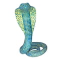 thumbnail image 4 of Estatua de serpiente del zodiaco chino, figura de serpiente, coleccionable, gabinete, escultura de resina Azul, 4 of 9