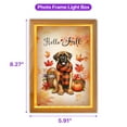 thumbnail image 5 of Hello Fall Mastiff Scarf Welcome Autumn with Leaves Pumpkins Acrylic Plaque with Wood Photo Frame Box Mastiffs Dog Lover Gifts Idea Light Box - 00011, 5 of 5