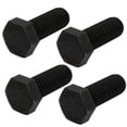 thumbnail image 1 of Unique Bargains 8.8 Grade M12x30mm Full Threaded Left Hand Thread Hex Head Bolt Black 4pcs, 1 of 2
