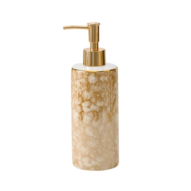 Dispensador de jabón líquido de cerámica for encimera, baño, cocina, manos o lavavajillas, 390 ml