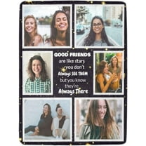 Customizable Blanket for Sister Customized Blankets with Photos Text Personalized Picture Collages Throw Blankets Gift for Men Valentines Day Decor Souvenirs Birthday