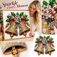 thumbnail image 3 of Christmas Bell Diamond Art Kit, 10X10 Inch Pearl Diamond Art Painting Set for Adults, Holiday Home Decor Craft Kit for Gifting, 3 of 5