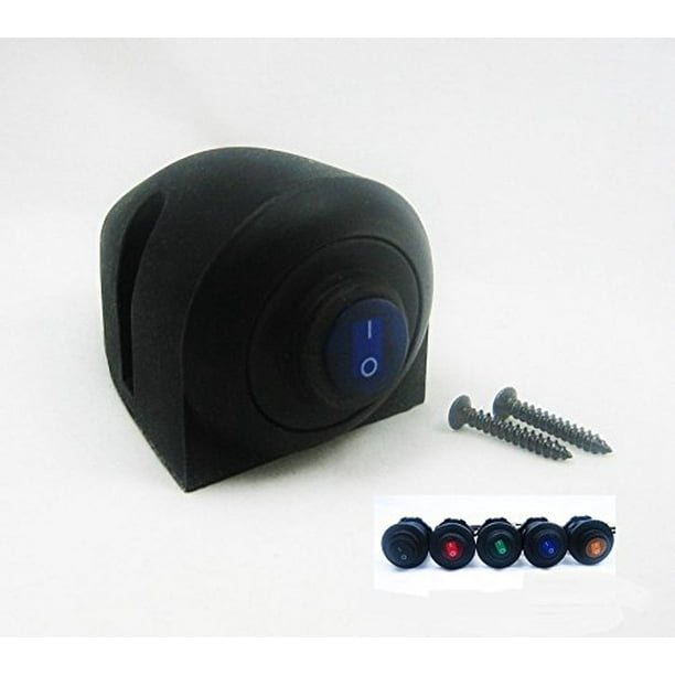 Enclosed Housing Waterproof Rocker Toggle Switch SPST Marine Socket 12V