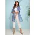 thumbnail image 3 of Roaman's Women's Plus Size Kate Georgette Tunic, 3 of 5
