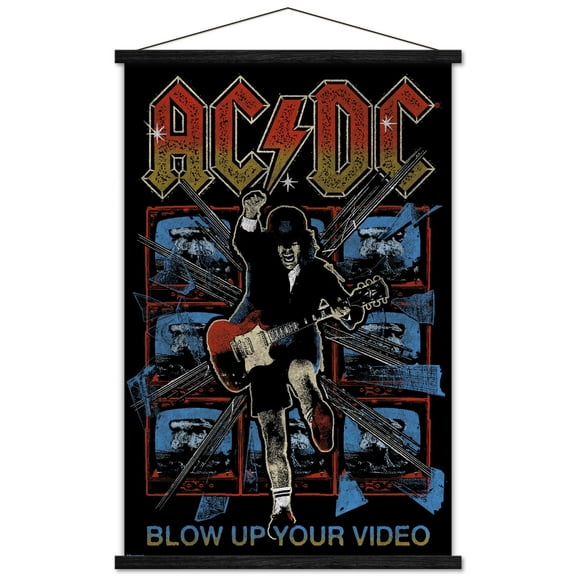 AC/DC - Blow Up Your Video Wall Poster with Magnetic Frame, 22.375" x 34"