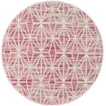 thumbnail image 2 of Jill Zarin Uptown Collection Area Rug - Fifth Avenue (3' 1" Round Pink/Ivory), 2 of 9