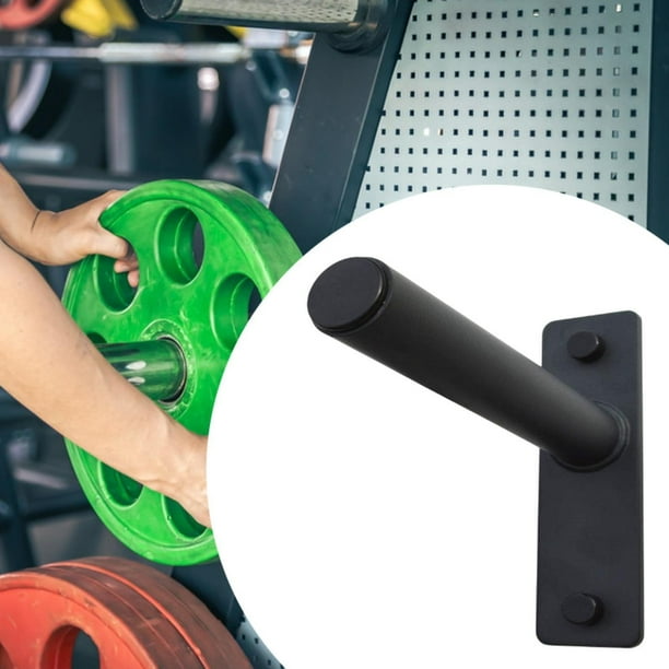 DYNWAVECA Wall Mounted Weight Plate Holder Attachment Portable