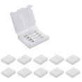 thumbnail image 1 of Conector de Tira Led Rgb de 4 Pines, Divisor Rápido, Paquete de 10, Blanco TOMSHOO Conector, 1 of 6