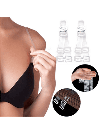 iMucci Clear Bra Straps 3 Pairs Shoulder Strap with 3pcs Clear Back Straps  at  Women's Clothing store