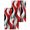 Red, Black, Gray, variant on Red Black Grey Kitchen Dish Towels for Drying Dishes Set of 3, Moire Modern Artwork Abstract Waffle Weave Microfiber Hand Tea Bathroom Towels Quick Dry & Absorbent Towel 12x12