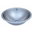 thumbnail image 2 of Wells Sinkware JZU1717-7 Évier de Cuisine en Acier Inoxydable 17 Po. Rond 20 Gauge sous-Moulé Bol Unique, 2 of 3