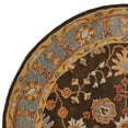 thumbnail image 5 of SAFAVIEH Heritage Genette Oriental Wool Area Rug, Charcoal/Blue, 8' x 8' Round, 5 of 6
